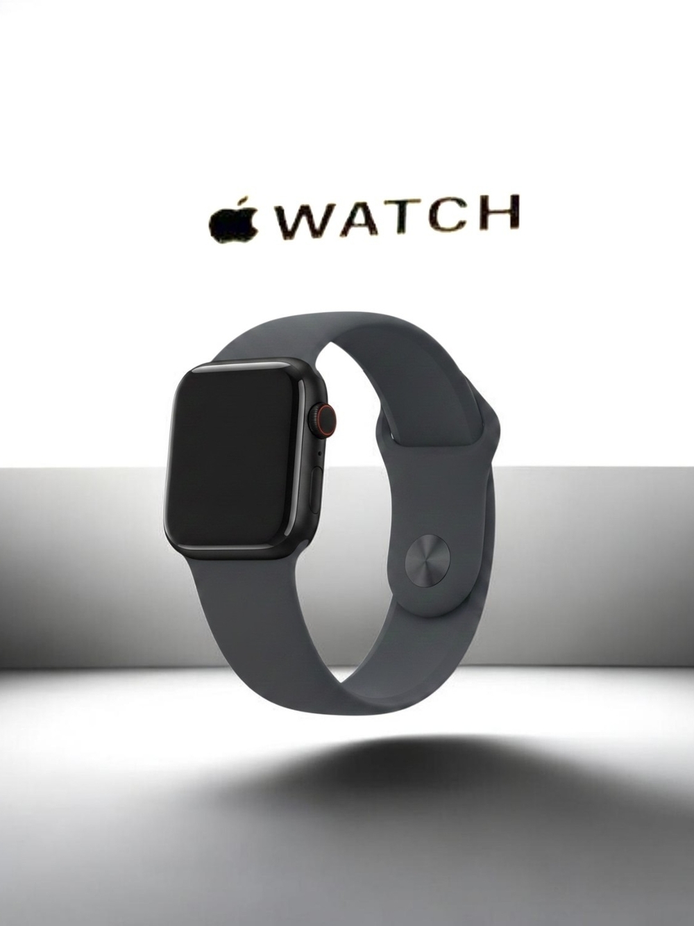 Apple Watch in Black with Black Sport Band